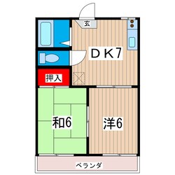 コーポあんずの物件間取画像